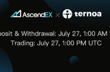 Ternoa代币 将在 AscendEX 上市